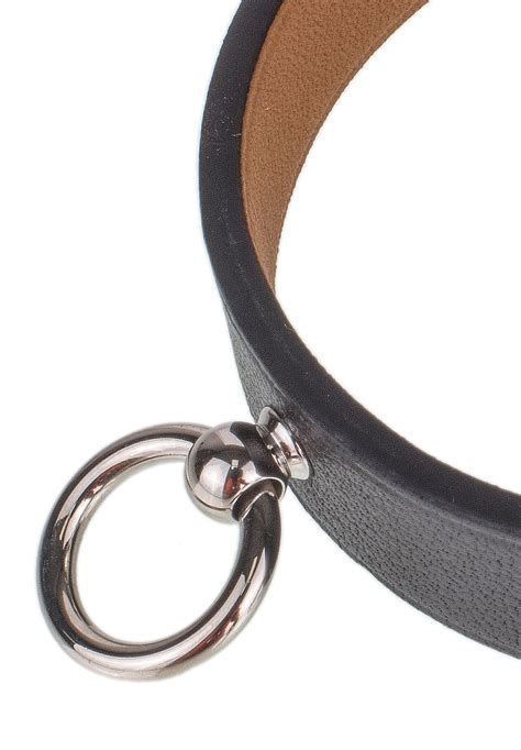 hermes mini dog anneaux st bracelet noir